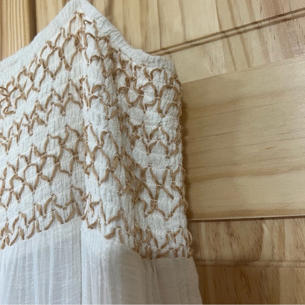 Zara Combination Tiered Midi Dress L BROWN / WHITE
REF. 7521/335 - Picture 7 of 9